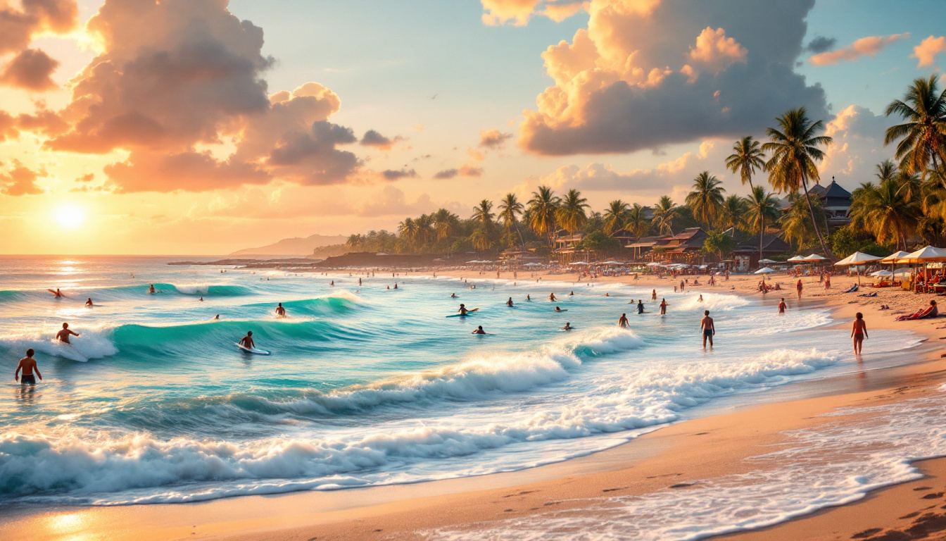 découvrez kuta à bali, indonésie : plages paradisiaques, spots de surf réputés et activités incontournables pour des vacances inoubliables.